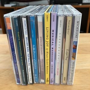 FINAL MARKDOWN Lot of 10 meditation CDs.